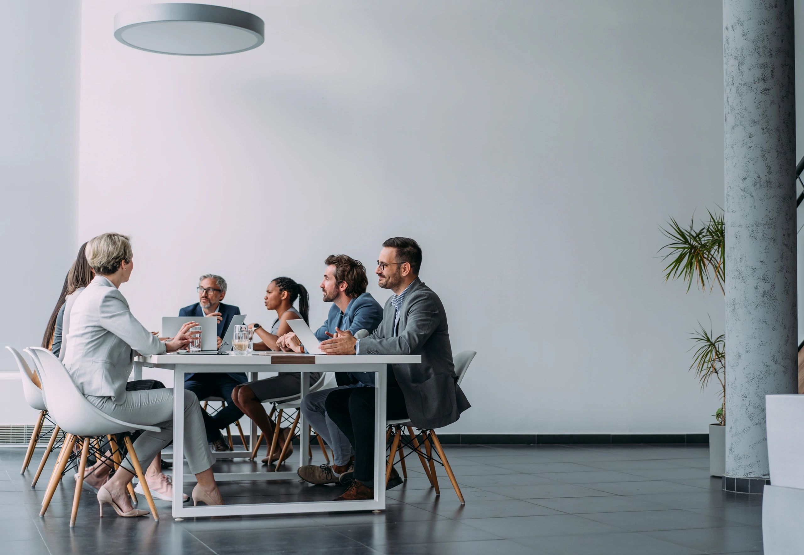Business team meeting in a boardroom