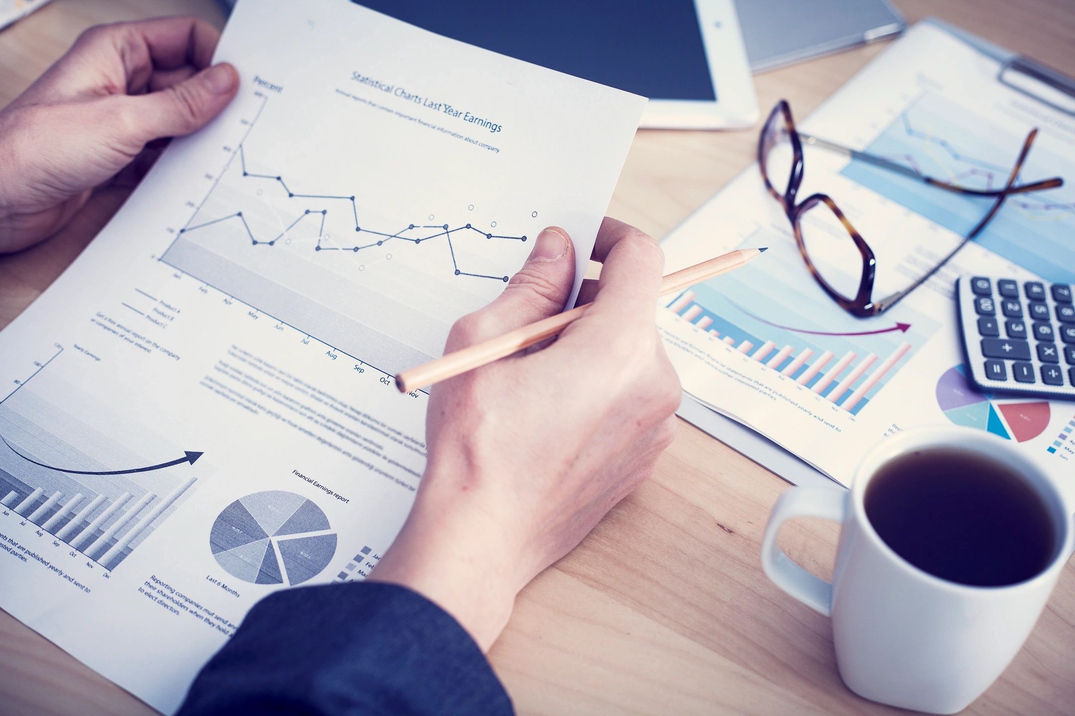 Financial leadership discussion with a client team